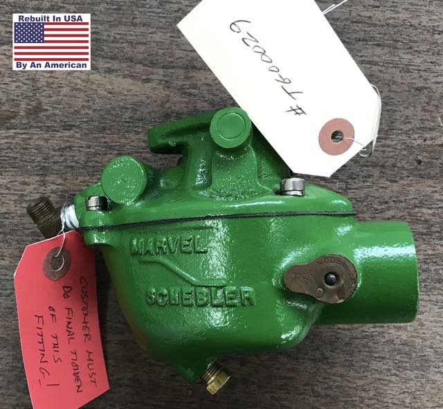 #TFS00029
Carburetor, Marvel Schebler #TSX13
Fits: 1939 John Deere L
Rebuilt
$300
