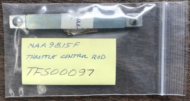 #TFS00097
Throttle Control Rod, Ford #NAA9815F
Fits: Ford 1953-1964 NAA, 600, 601, 800, 801, 2000, 4000.
NOS
$15